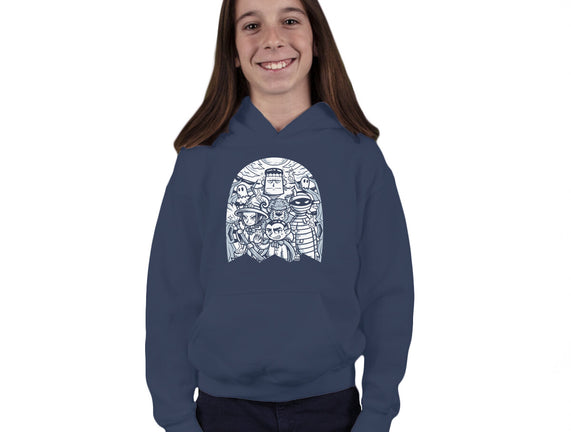 Classic Monsters Doodle