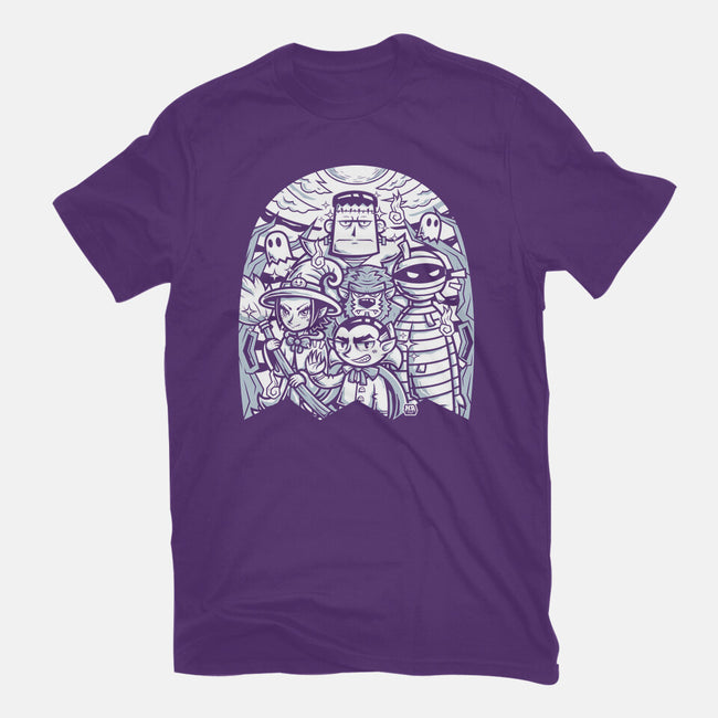 Classic Monsters Doodle-Mens-Premium-Tee-krisren28