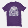 Classic Monsters Doodle-Womens-Fitted-Tee-krisren28