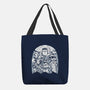 Classic Monsters Doodle-None-Basic Tote-Bag-krisren28