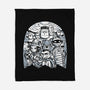 Classic Monsters Doodle-None-Fleece-Blanket-krisren28