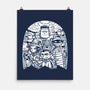 Classic Monsters Doodle-None-Matte-Poster-krisren28