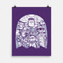 Classic Monsters Doodle-None-Matte-Poster-krisren28