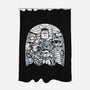 Classic Monsters Doodle-None-Polyester-Shower Curtain-krisren28