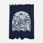 Classic Monsters Doodle-None-Polyester-Shower Curtain-krisren28