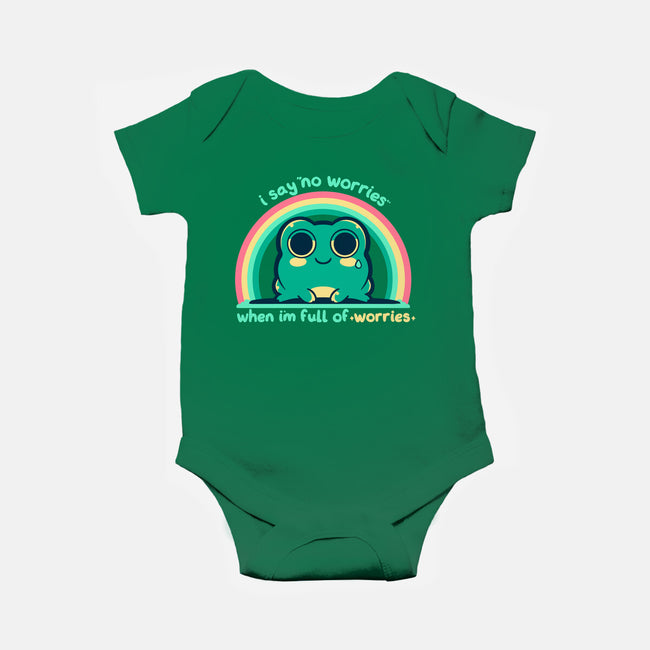 Full Of Worries-Baby-Basic-Onesie-TechraNova