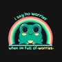 Full Of Worries-Womens-V-Neck-Tee-TechraNova