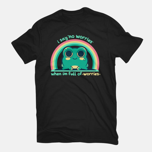 Full Of Worries-Mens-Heavyweight-Tee-TechraNova