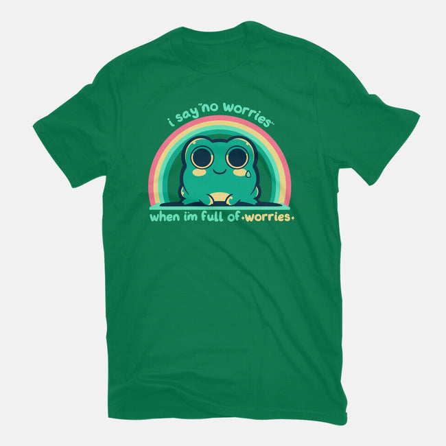 Full Of Worries-Unisex-Basic-Tee-TechraNova