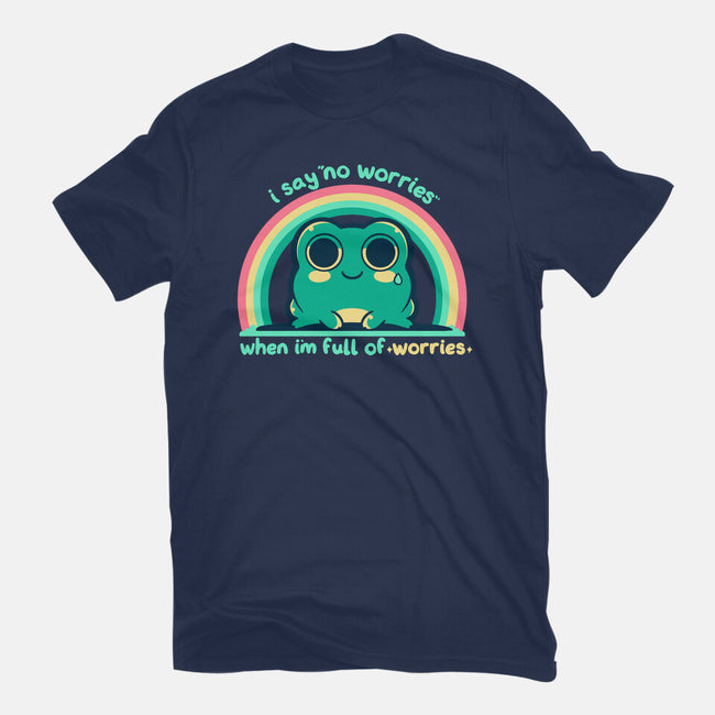 Full Of Worries-Unisex-Basic-Tee-TechraNova