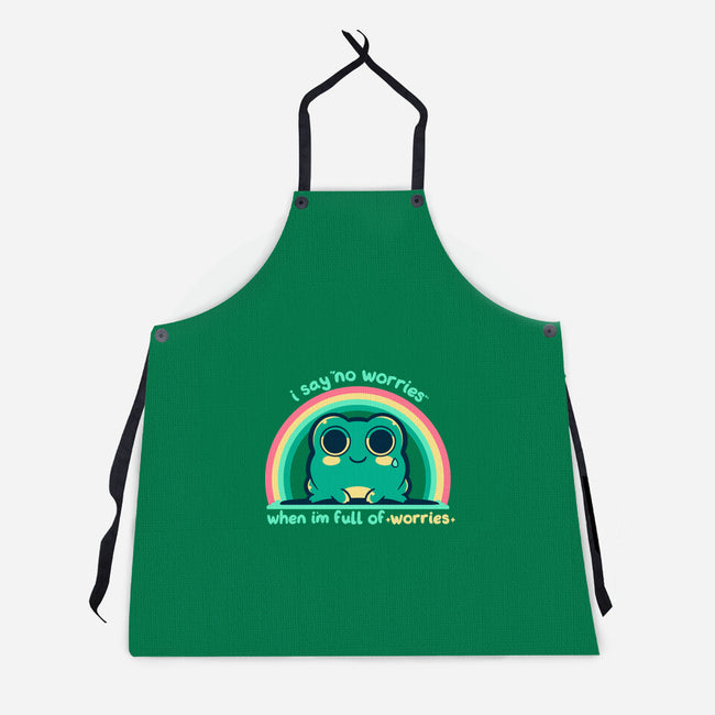 Full Of Worries-Unisex-Kitchen-Apron-TechraNova