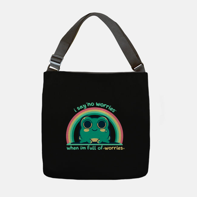 Full Of Worries-None-Adjustable Tote-Bag-TechraNova