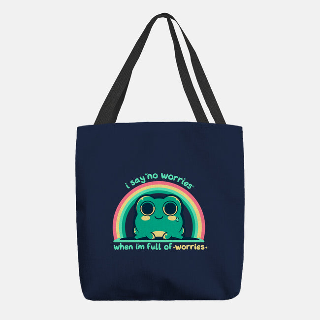Full Of Worries-None-Basic Tote-Bag-TechraNova