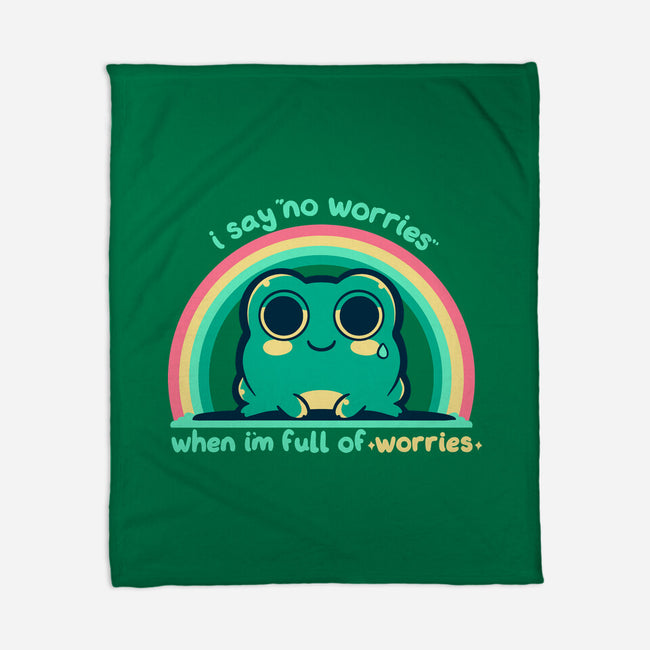 Full Of Worries-None-Fleece-Blanket-TechraNova