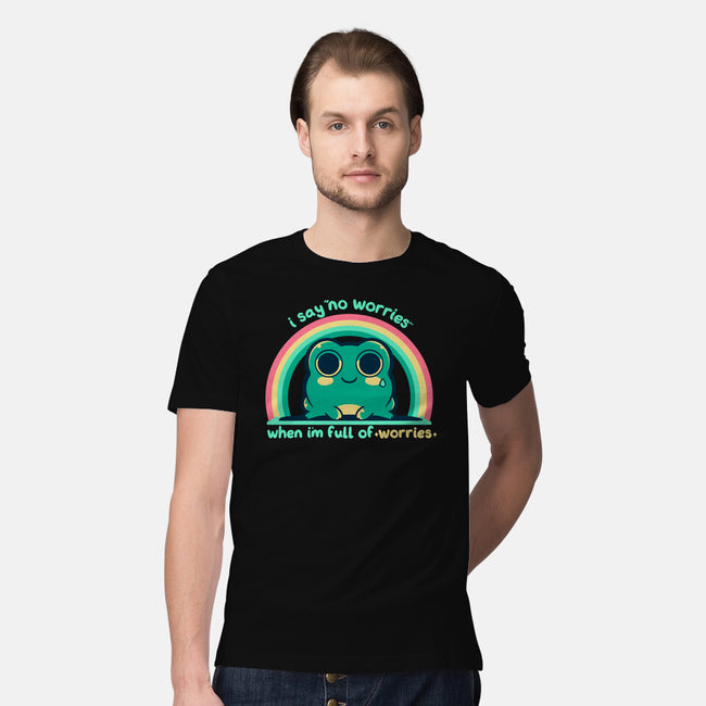 Full Of Worries-Mens-Premium-Tee-TechraNova