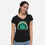 Full Of Worries-Womens-V-Neck-Tee-TechraNova