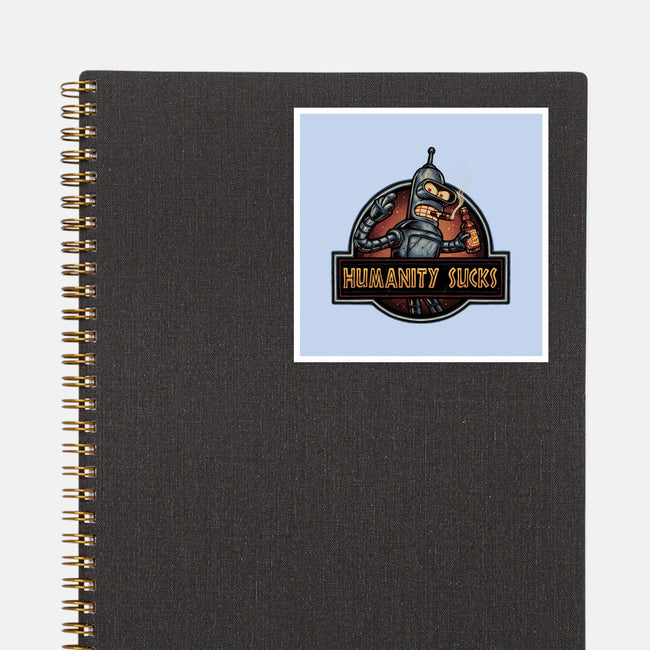 Robot Against Humanity-None-Glossy-Sticker-glitchygorilla