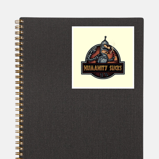 Robot Against Humanity-None-Glossy-Sticker-glitchygorilla