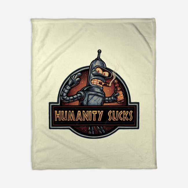 Robot Against Humanity-None-Fleece-Blanket-glitchygorilla