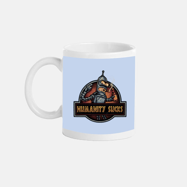 Robot Against Humanity-None-Mug-Drinkware-glitchygorilla
