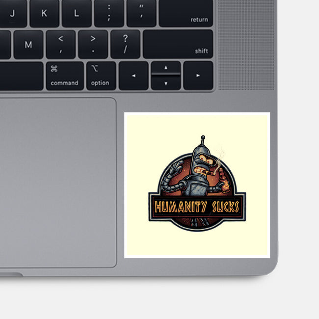 Robot Against Humanity-None-Glossy-Sticker-glitchygorilla