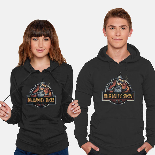Robot Against Humanity-Unisex-Pullover-Sweatshirt-glitchygorilla
