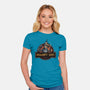 Robot Against Humanity-Womens-Fitted-Tee-glitchygorilla