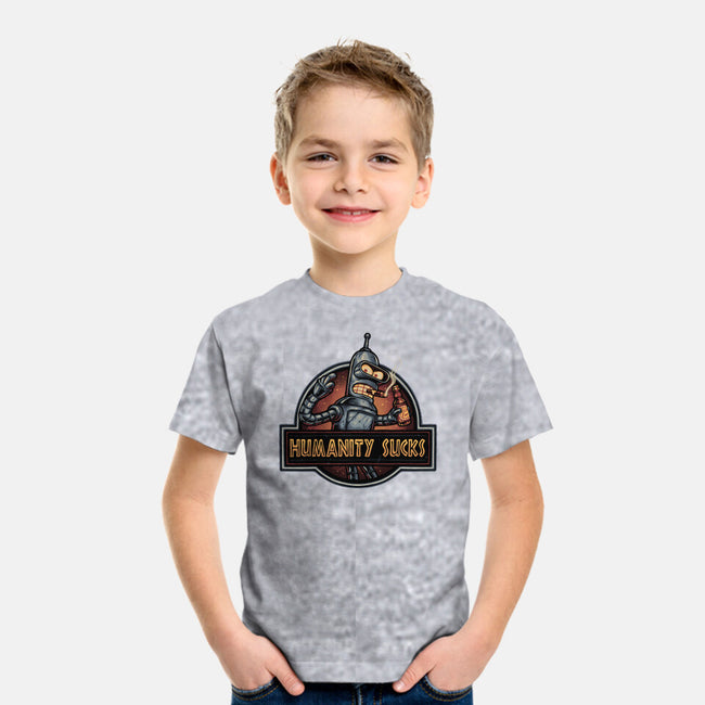 Robot Against Humanity-Youth-Basic-Tee-glitchygorilla