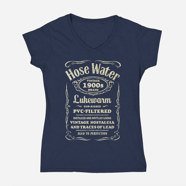 Lukewarm Hose Water-Womens-V-Neck-Tee-kg07