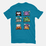 Halloween Cats-Womens-Basic-Tee-bloomgrace28