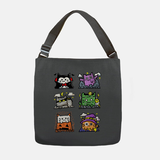 Halloween Cats-None-Adjustable Tote-Bag-bloomgrace28