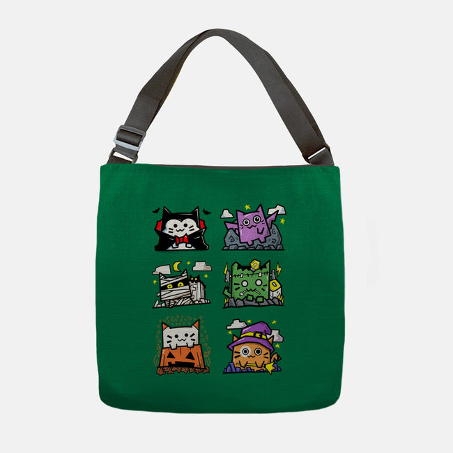 Halloween Cats-None-Adjustable Tote-Bag-bloomgrace28