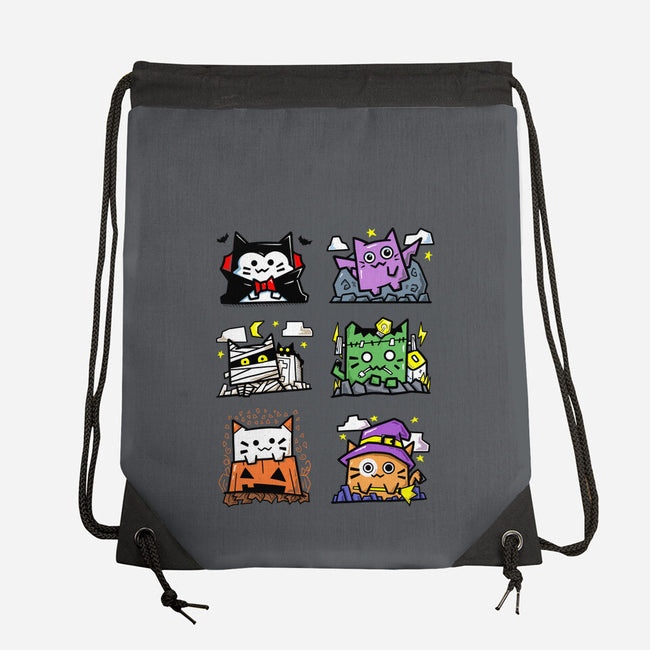 Halloween Cats-None-Drawstring-Bag-bloomgrace28