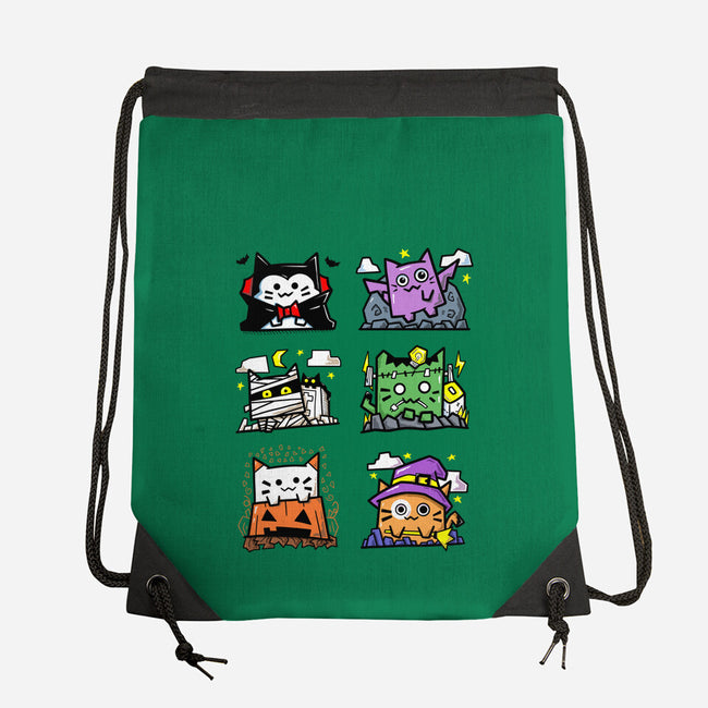 Halloween Cats-None-Drawstring-Bag-bloomgrace28