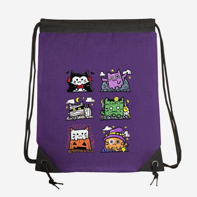 Halloween Cats-None-Drawstring-Bag-bloomgrace28