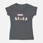 Sheet Happens-Womens-V-Neck-Tee-benyamine12