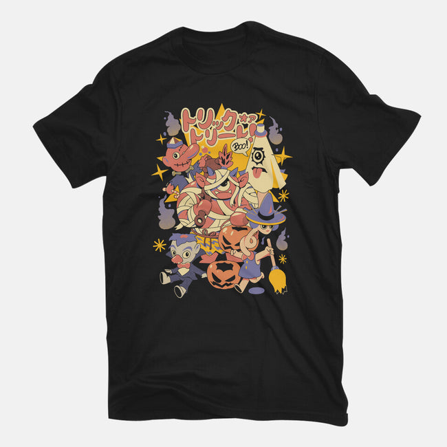 Yokai Costumes-Womens-Fitted-Tee-ilustrata