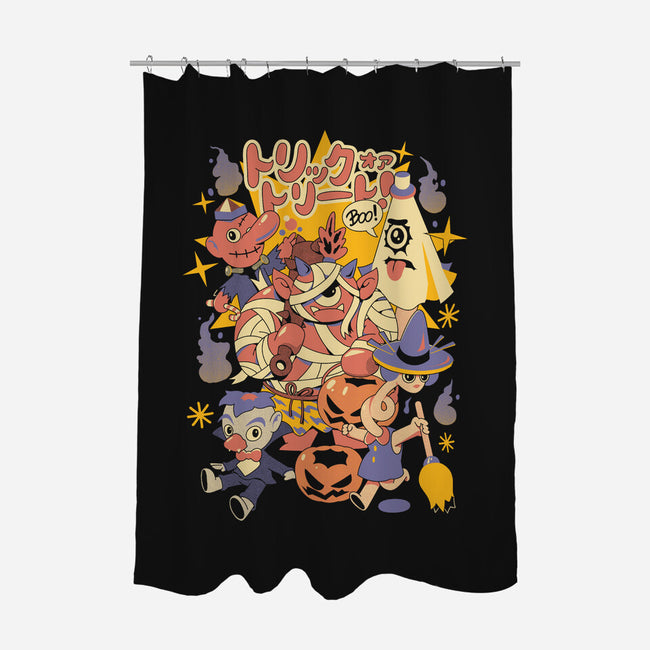 Yokai Costumes-None-Polyester-Shower Curtain-ilustrata