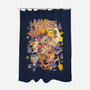 Yokai Costumes-None-Polyester-Shower Curtain-ilustrata