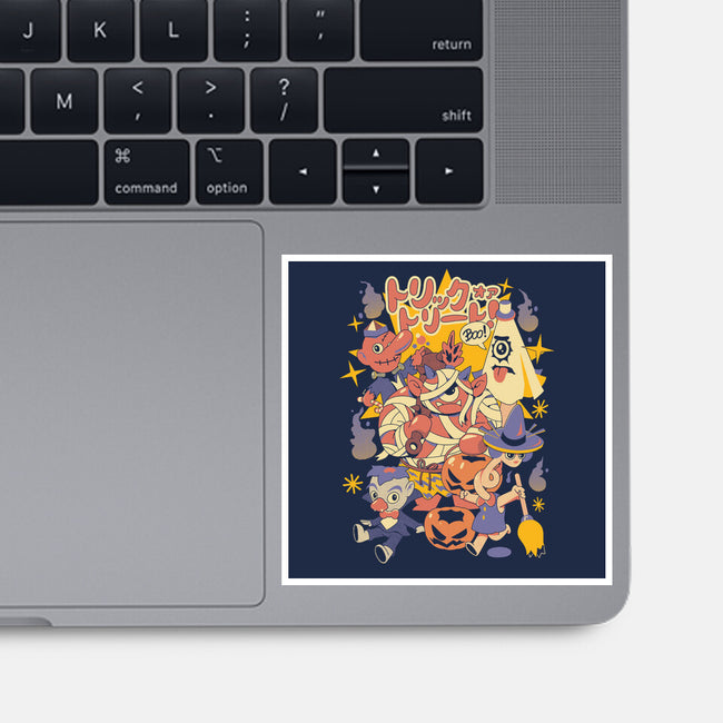 Yokai Costumes-None-Glossy-Sticker-ilustrata
