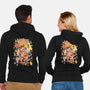 Yokai Costumes-Unisex-Zip-Up-Sweatshirt-ilustrata