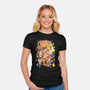 Yokai Costumes-Womens-Fitted-Tee-ilustrata