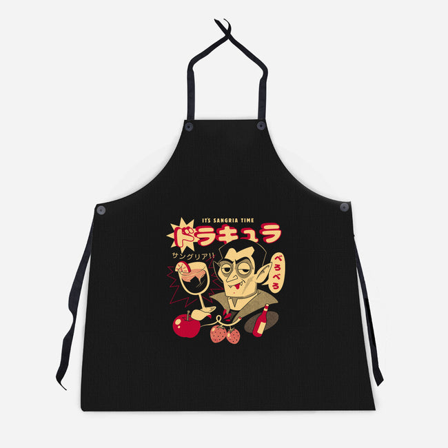 Sangria Time-Unisex-Kitchen-Apron-ilustrata