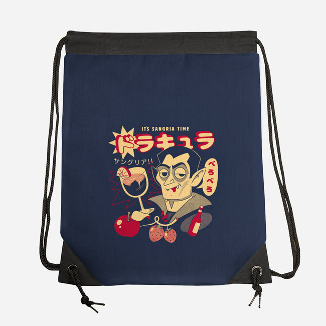 Sangria Time-None-Drawstring-Bag-ilustrata