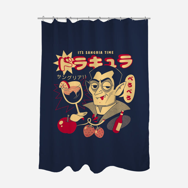 Sangria Time-None-Polyester-Shower Curtain-ilustrata