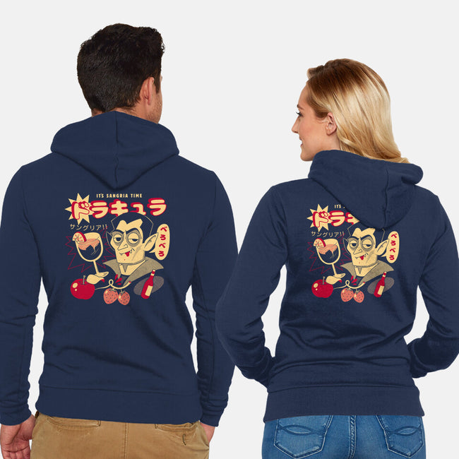Sangria Time-Unisex-Zip-Up-Sweatshirt-ilustrata