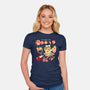 Sangria Time-Womens-Fitted-Tee-ilustrata