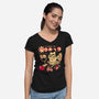 Sangria Time-Womens-V-Neck-Tee-ilustrata
