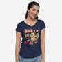 Sangria Time-Womens-V-Neck-Tee-ilustrata