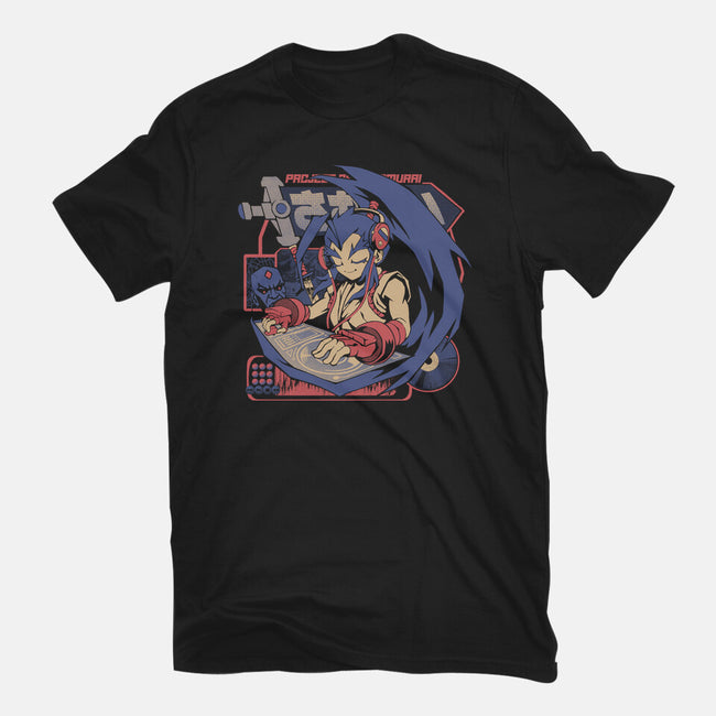 Samurai Beats-Womens-Basic-Tee-ilustrata
